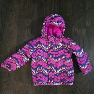 The North Face Pink and Purple Winter Jacket